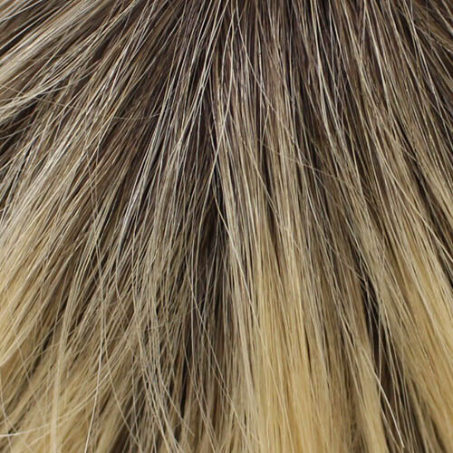 2-6 - Root 04/22 - Dark Brown Root, the rest is Beige Blonde