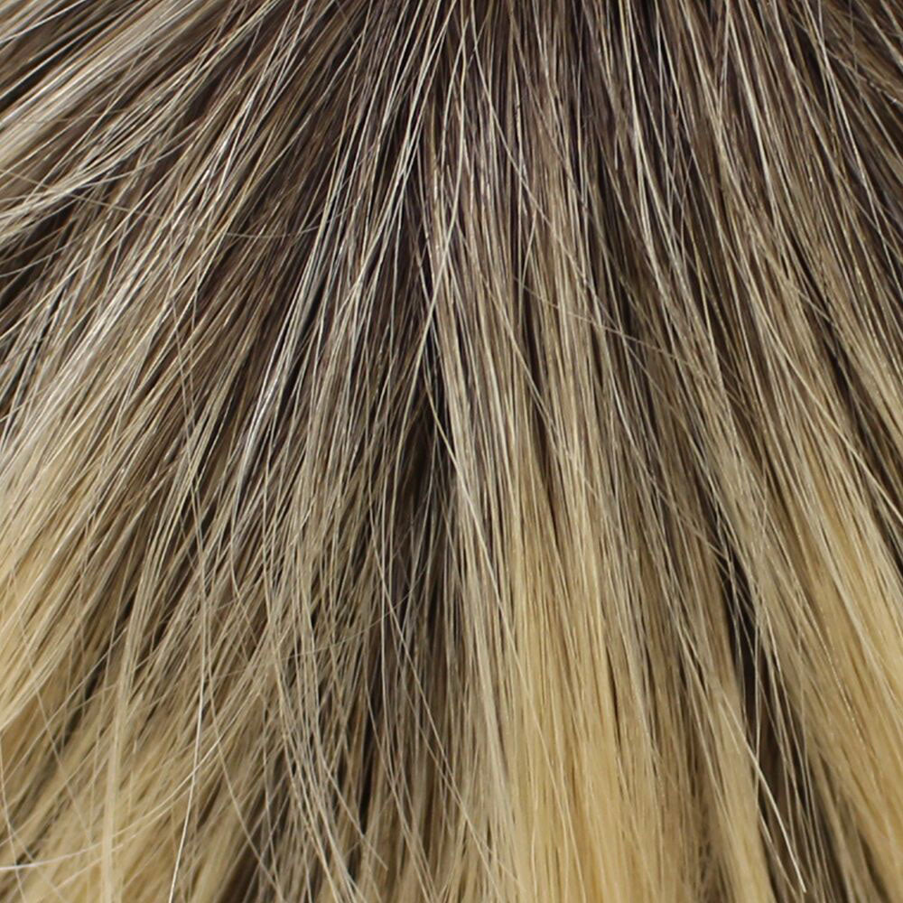 02-6 | Root 04/22 - Dark Brown Root, the rest is Beige Blonde