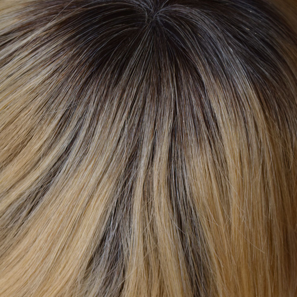 02-8 | Root 1B,2/22 Off Black & Darkest Brown Root, the rest is Beige Blonde