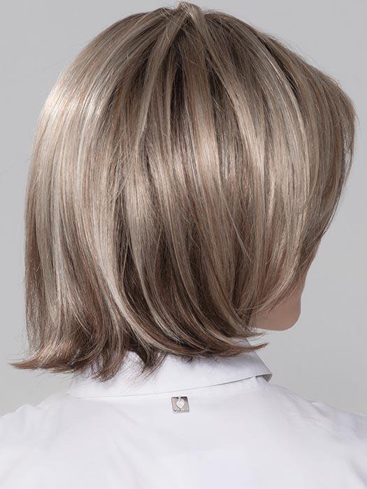 QUEEN COMFORT by ELLEN WILLE in SAND MULTI ROOTED | Lightest Brown and Medium Ash Blonde Blend with Light Brown Roots | DISCONTINUED COLOR