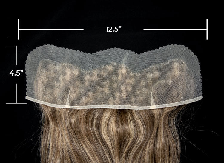 318 Invisible Front, Hand Tied by WIGPRO: Human Hair Piece