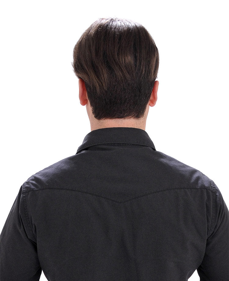 402 Men's System H by WIGPRO: Mono-Top Human Hair Topper