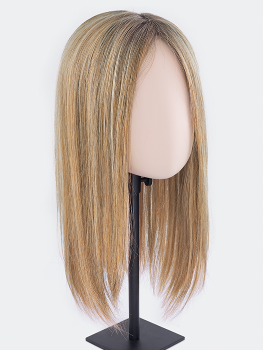 SUPERB by ELLEN WILLE in LIGHT BERNSTEIN ROOTED 14.26.27 | Medium Ash Blonde, Light Golden Blonde, and Dark Strawberry Blonde with Shaded Roots