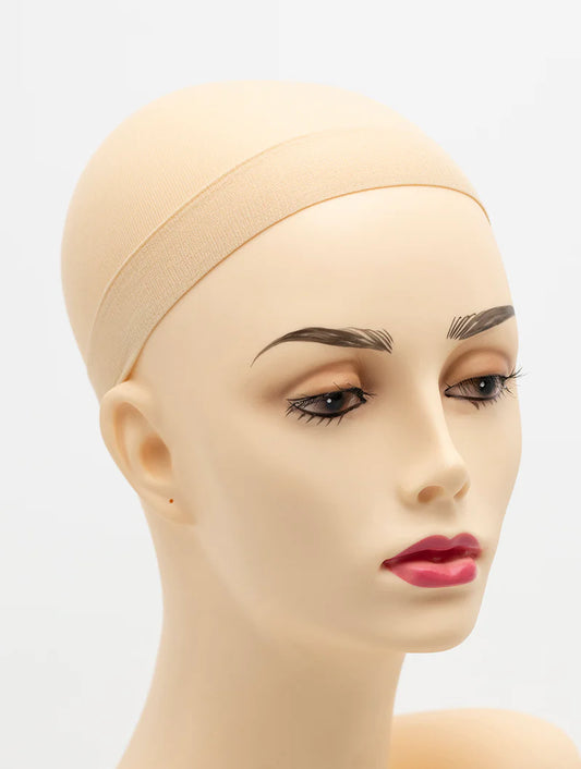 wig cap on wig head mannequin
