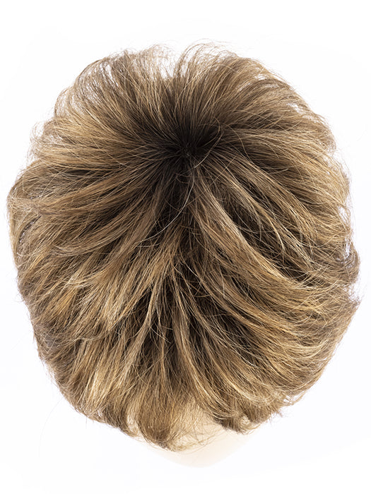 BERNSTEIN MULTI SHADED 12.26.27 | Light brown with medium golden blonde and dark strawberry blonde blend with dark shaded roots