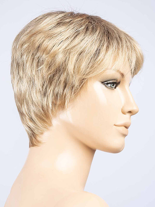 CHAMPAGNE SHADED 24.23.14 | Lightest Ash Blonde, Medium Ash Blonde with Light Golden Blonde blend with dark shaded roots
