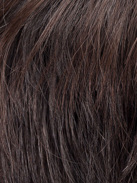 ESPRESSO LIGHTED 2.6.8 | Black/Dark Brown Blend with Medium Brown  Highlights Throughout and Concentrated in the Front with Shaded Roots