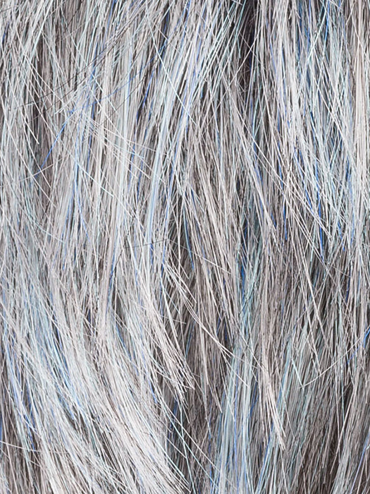 METALLIC BLUE MIX | Pearl Platinum and Pure White with Darkest Brown and Blue Blended throughout 