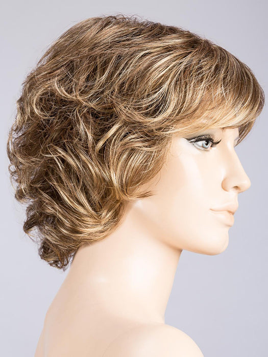 BERNSTEIN ROOTED 12.26.27 | Medium Brown Blended with Light Auburn, Lightest Brown, and Dark Strawberry Blonde Blend with Shaded Roots