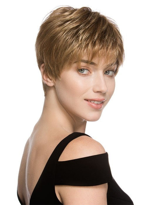 BO MONO by Ellen Wille in CHAMPAGNE ROOTED | Light Beige Blonde, Medium Honey Blonde, and Platinum Blonde Blend with Dark Roots