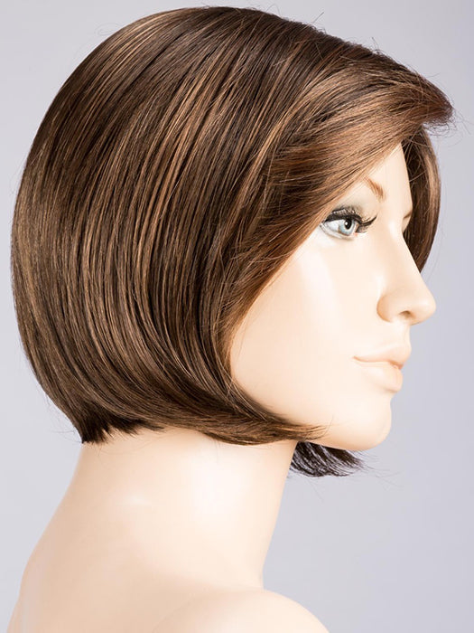 CHOCOLATE ROOTED 830.6.4 | Medium Brown Blended with Light Auburn and Darkest/Dark Brown Blend with Shaded Roots