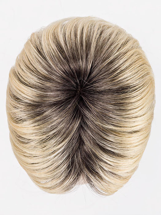 LIGHT CHAMPAGNE ROOTED 23.25.19 | Lightest Pale Blonde and Lightest Golden Blonde with Light Honey Blonde Blend and Shaded Roots