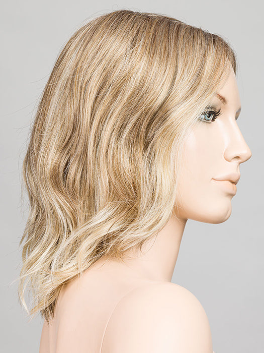 BAHAMA BEIGE LIGHTED 16.22.14 | Medium Blonde, Light Neutral Blonde, and Medium Ash Blonde Blend with Highlights throughout and Concentrated in the front with Shaded Roots
