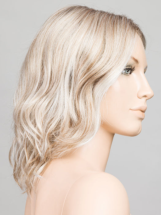 IVORY BLONDE LIGHTED 101.14.60 | Pearl Platinum, Medium Ash Blonde and Pearl White Blend with Highlights throughout and Concentrated in the front with Shaded Roots