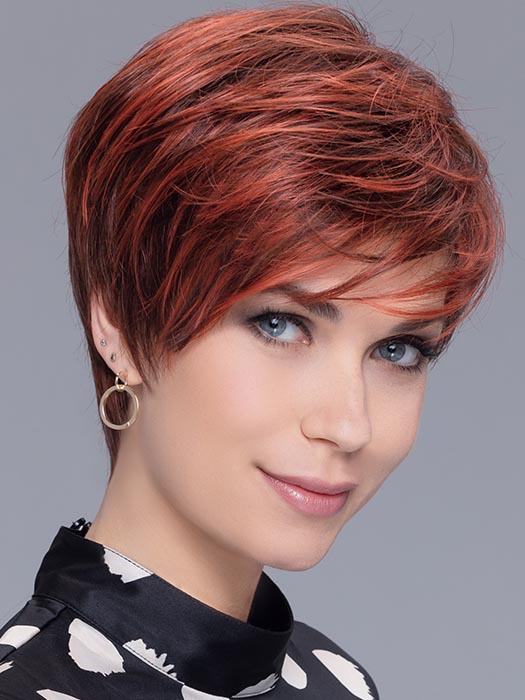 NEXT by ELLEN WILLE in HOT FLAME MIX | Bright Cherry Red and Dark Burgundy mix
