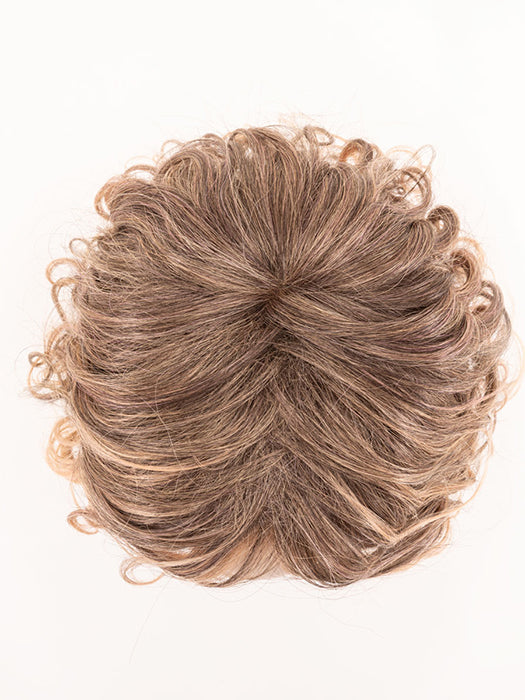 POWDER BLONDE TIPPED | Light Brown and  Lightest Ash Blonde with Red Violet Blended with Pale Pink and Lighter Tipped Ends