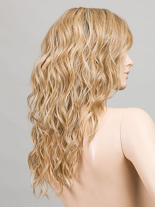 SAND SHADED 20.14.25 | Light Strawberry Blonde and Medium Ash Blonde with Lightest Golden Blonde Blend and Shaded Roots
